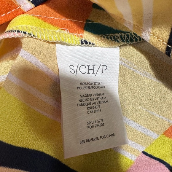 CABI  Colorful Striped Women's Sum mer top. - Picture 5 of 6